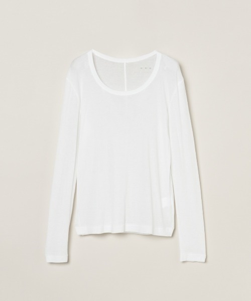 three dots(スリードッツ)の「シアージェシカ(Tシャツ/カットソー・レディース・ブラック/ライトブルー/グレー/チャコールグレー/ブルー/ネイビー/グリーン/イエロー系その他/ライトグレー/ホワイト・SMALL/MEDIUM)」の2枚目の写真