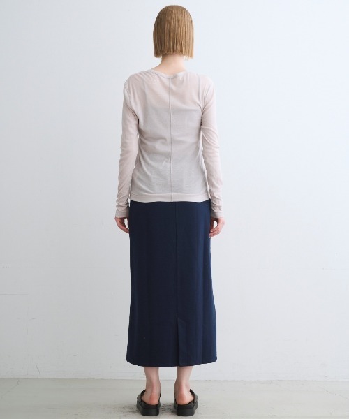 three dots(スリードッツ)の「シアージェシカ(Tシャツ/カットソー・レディース・ブラック/ライトブルー/グレー/チャコールグレー/ブルー/ネイビー/グリーン/イエロー系その他/ライトグレー/ホワイト・SMALL/MEDIUM)」の14枚目の写真