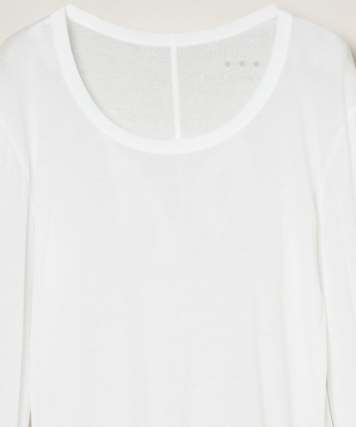 three dots(スリードッツ)の「シアージェシカ(Tシャツ/カットソー・レディース・ブラック/ライトブルー/グレー/チャコールグレー/ブルー/ネイビー/グリーン/イエロー系その他/ライトグレー/ホワイト・SMALL/MEDIUM)」の18枚目の写真