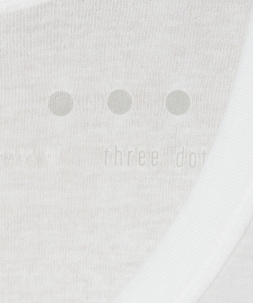 three dots(スリードッツ)の「シアージェシカ(Tシャツ/カットソー・レディース・ブラック/ライトブルー/グレー/チャコールグレー/ブルー/ネイビー/グリーン/イエロー系その他/ライトグレー/ホワイト・SMALL/MEDIUM)」の21枚目の写真