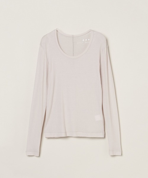 three dots(スリードッツ)の「シアージェシカ(Tシャツ/カットソー・レディース・ブラック/ライトブルー/グレー/チャコールグレー/ブルー/ネイビー/グリーン/イエロー系その他/ライトグレー/ホワイト・SMALL/MEDIUM)」の16枚目の写真