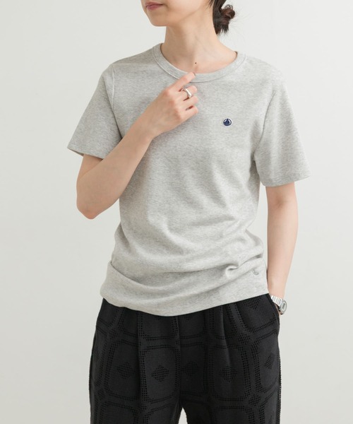 PETIT BATEAU(プチバトー)の「『別注』PETIT BATEAU×DOORS embroideryt-shirts(Tシャツ/カットソー・レディース・ネイビー/ホワイト/ライトグレー・SMALL/MEDIUM/X-SMALL)」の9枚目の写真