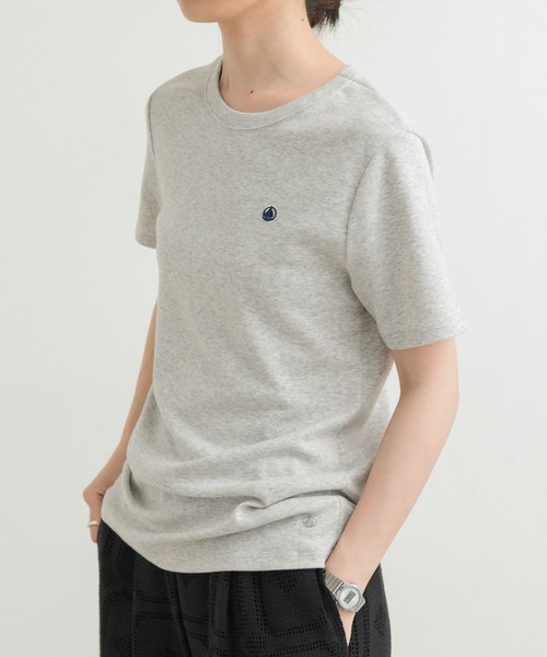 PETIT BATEAU(プチバトー)の「『別注』PETIT BATEAU×DOORS embroideryt-shirts(Tシャツ/カットソー・レディース・ネイビー/ホワイト/ライトグレー・SMALL/MEDIUM/X-SMALL)」の10枚目の写真