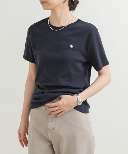 PETIT BATEAU(プチバトー)の「『別注』PETIT BATEAU×DOORS embroideryt-shirts(Tシャツ/カットソー・レディース・ネイビー/ホワイト/ライトグレー・SMALL/MEDIUM/X-SMALL)」の17枚目の写真