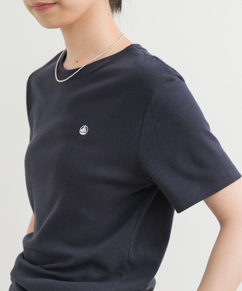 PETIT BATEAU(プチバトー)の「『別注』PETIT BATEAU×DOORS embroideryt-shirts(Tシャツ/カットソー・レディース・ネイビー/ホワイト/ライトグレー・SMALL/MEDIUM/X-SMALL)」の19枚目の写真