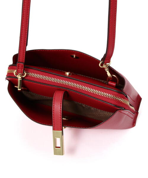 NATURAL BEAUTY BASIC（ナチュラルビューティーベーシック）の「◇【Oggi掲載】ライトウォレットショルダーバッグ（ショルダーバッグ・レディース・ダークブラウン/ブラック/イエロー/レッド・ﾌﾘ-）」の16枚目の写真