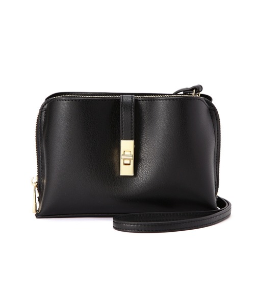 NATURAL BEAUTY BASIC（ナチュラルビューティーベーシック）の「◇【Oggi掲載】ライトウォレットショルダーバッグ（ショルダーバッグ・レディース・ダークブラウン/ブラック/イエロー/レッド・ﾌﾘ-）」の7枚目の写真