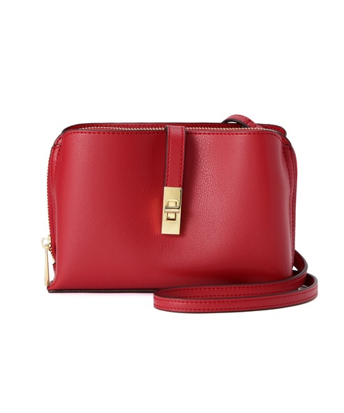 NATURAL BEAUTY BASIC（ナチュラルビューティーベーシック）の「◇【Oggi掲載】ライトウォレットショルダーバッグ（ショルダーバッグ・レディース・ダークブラウン/ブラック/イエロー/レッド・ﾌﾘ-）」の9枚目の写真