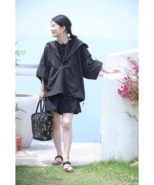 cawaii(カワイイ)の「水辺も街も。あれこれ気にしないラッシュガードショートパンツ(その他パンツ・レディース・チャコールグレー/ブラック・FREE)」の19枚目の写真