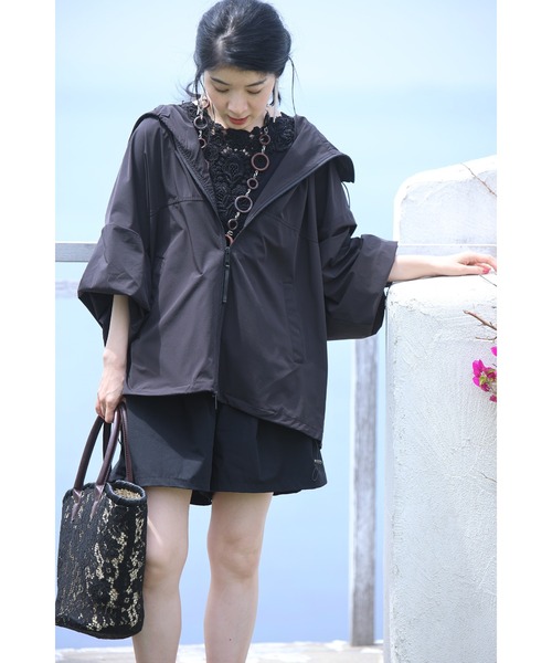 cawaii(カワイイ)の「水辺も街も。あれこれ気にしないラッシュガードショートパンツ(その他パンツ・レディース・チャコールグレー/ブラック・FREE)」の6枚目の写真