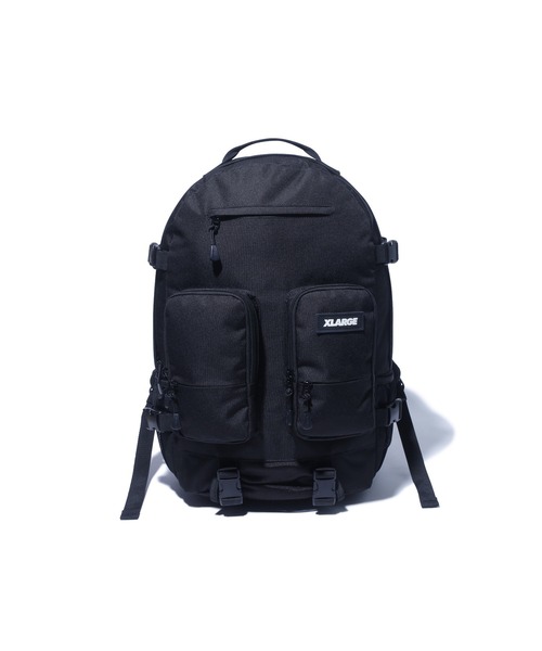 XLARGE（エクストララージ）の「UTILITY DOUBLE POCKET BACKPACK（バックパック/リュック・メンズ・ブラック/グレー・ONE SIZE）」の2枚目の写真