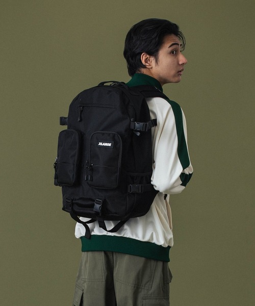 XLARGE（エクストララージ）の「UTILITY DOUBLE POCKET BACKPACK（バックパック/リュック・メンズ・ブラック/グレー・ONE SIZE）」の10枚目の写真