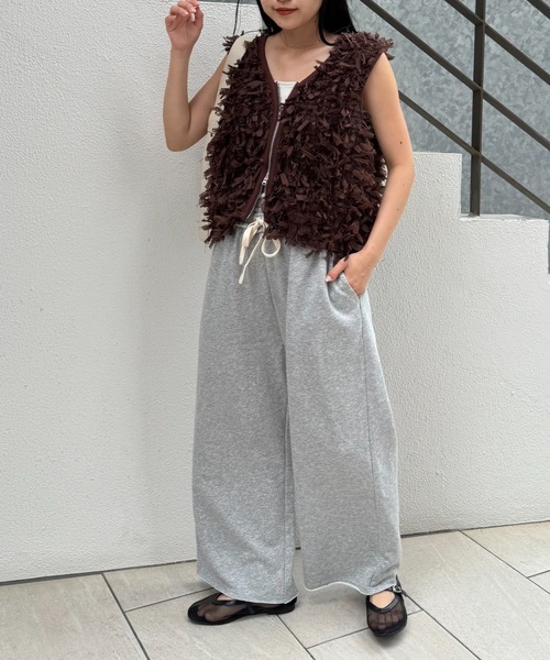 セール】リボンフリンジZIPベスト（ベスト）｜CIAOPANIC TYPY（チャオ