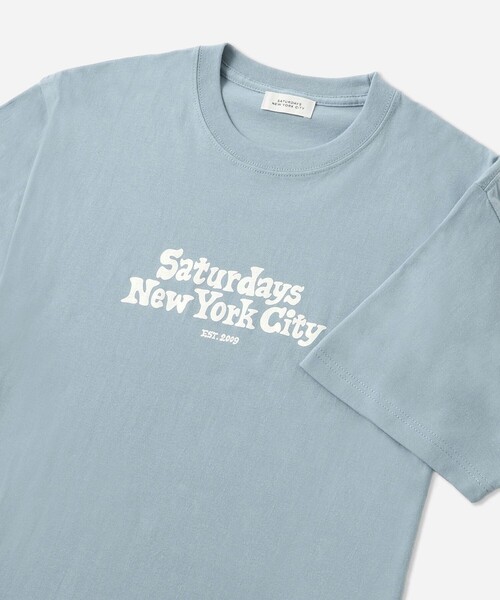 Saturdays NYC（サタデーズ ニューヨークシティ ）の「Chocomoo x Saturdays NYC T-shirt（Tシャツ/カットソー・メンズ・グレー/ブルー/ホワイト/グリーン・XL/S/M/L）」の7枚目の写真