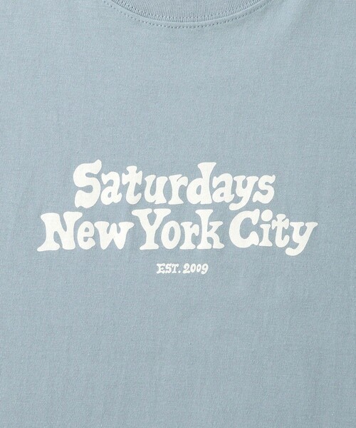 Saturdays NYC（サタデーズ ニューヨークシティ ）の「Chocomoo x Saturdays NYC T-shirt（Tシャツ/カットソー・メンズ・グレー/ブルー/ホワイト/グリーン・XL/S/M/L）」の11枚目の写真