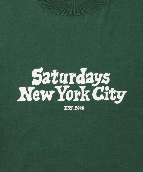 Saturdays NYC（サタデーズ ニューヨークシティ ）の「Chocomoo x Saturdays NYC T-shirt（Tシャツ/カットソー・メンズ・グレー/ブルー/ホワイト/グリーン・XL/S/M/L）」の12枚目の写真