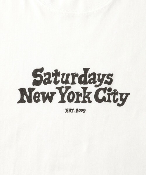 Saturdays NYC（サタデーズ ニューヨークシティ ）の「Chocomoo x Saturdays NYC T-shirt（Tシャツ/カットソー・メンズ・グレー/ブルー/ホワイト/グリーン・XL/S/M/L）」の13枚目の写真