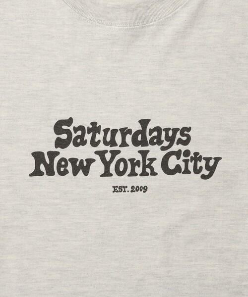 Saturdays NYC（サタデーズ ニューヨークシティ ）の「Chocomoo x Saturdays NYC T-shirt（Tシャツ/カットソー・メンズ・グレー/ブルー/ホワイト/グリーン・XL/S/M/L）」の14枚目の写真
