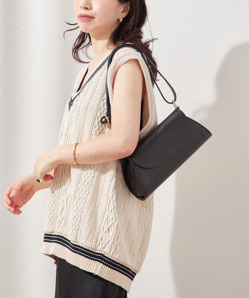 journal standard L'essage（ジャーナルスタンダードレサージュ）の「《追加》《別注》【ILL ONE EIGHTY/イル ワンエイティ】TIDEN VEST：ベスト（ベスト・レディース・ブラック/パープル/グリーン・MEDIUM）」の7枚目の写真