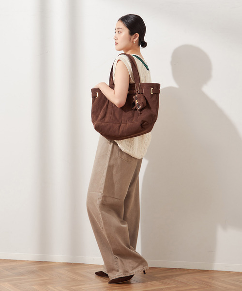 journal standard L'essage（ジャーナルスタンダードレサージュ）の「《追加》《別注》【ILL ONE EIGHTY/イル ワンエイティ】TIDEN VEST：ベスト（ベスト・レディース・ブラック/パープル/グリーン・MEDIUM）」の19枚目の写真