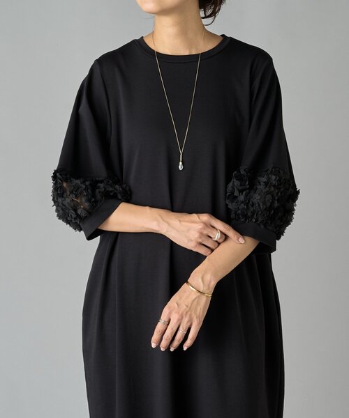 ソデフラワーワンピ（ワンピース）｜BEARDSLEY（ビアズリー）の