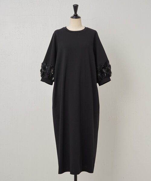 ソデフラワーワンピ（ワンピース）｜BEARDSLEY（ビアズリー）の