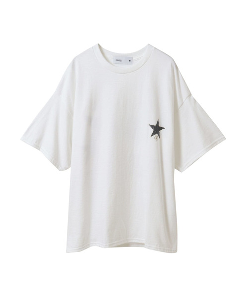 CONVERSE TOKYO（コンバーストウキョウ）の「【限定展開】FLAG LOGO TEE（Tシャツ/カットソー・レディース・ホワイト/ブラック/ライラック/ボルドー・MEDIUM/SMALL）」の5枚目の写真