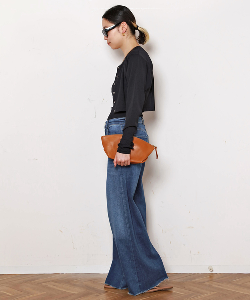 Citizens of humanity(シチズンズオブヒューマニティー)の「【CITIZENS of HUMANITY】LYRA WIDE LEG CROP(デニムパンツ・レディース・ブルー・25/26/27/28/29)」の7枚目の写真