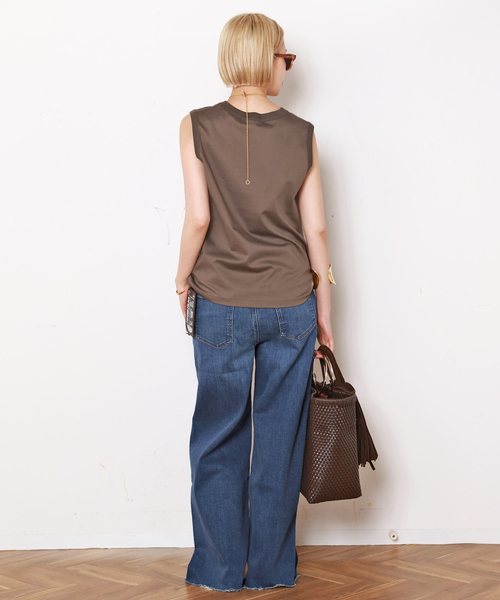 Citizens of humanity(シチズンズオブヒューマニティー)の「【CITIZENS of HUMANITY】LYRA WIDE LEG CROP(デニムパンツ・レディース・ブルー・25/26/27/28/29)」の11枚目の写真
