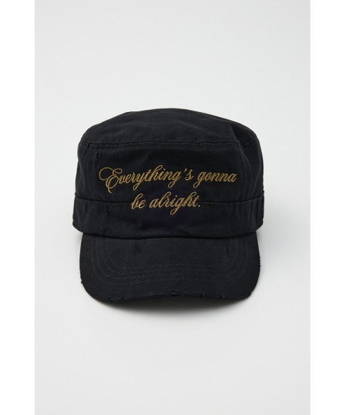 LAGUA GEM(ラグアジェム)の「LETTERING WORK キャップ(キャップ・レディース・ブラウン/ブラック・FREE)」の6枚目の写真