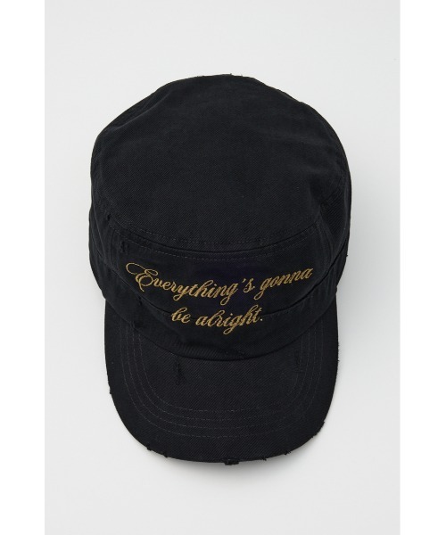 LAGUA GEM(ラグアジェム)の「LETTERING WORK キャップ(キャップ・レディース・ブラウン/ブラック・FREE)」の7枚目の写真