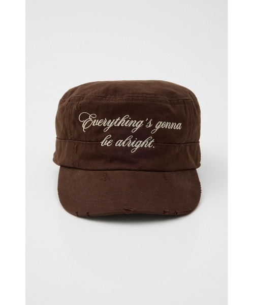 LAGUA GEM(ラグアジェム)の「LETTERING WORK キャップ(キャップ・レディース・ブラウン/ブラック・FREE)」の12枚目の写真