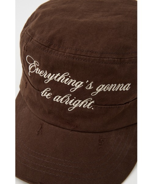 LAGUA GEM(ラグアジェム)の「LETTERING WORK キャップ(キャップ・レディース・ブラウン/ブラック・FREE)」の14枚目の写真