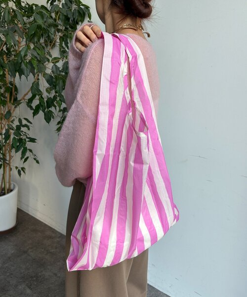 DouDou(ドゥドゥ)の「25HO STANDARD BAGGU(ショルダーバッグ・レディース・ベージュ/ピンク/ブルー・FREE)」の14枚目の写真