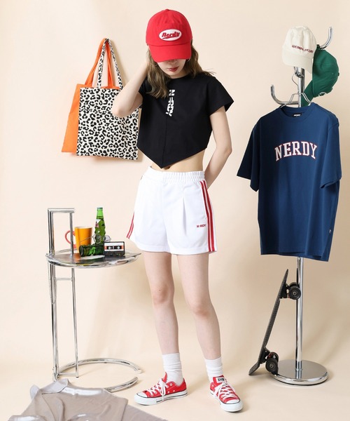 NERDY(ノルディ)の「ニューヨークトラックショートパンツ(その他パンツ・レディース・ブラック/ブルー/ピンク/ホワイト・M/SS/S)」の9枚目の写真