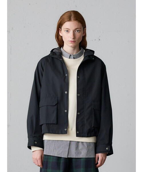 MidiUmi（ミディウミ）の「MidiUmi マウンテンパーカー（ダウンジャケット/コート・レディース・ブラック/ベージュ・FREE）」の2枚目の写真