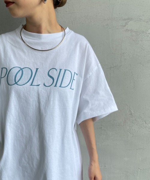 THE SHINZONE（ザ　シンゾーン）の「[THE SHINZONE/ザ シンゾーン] POOL SIDE バックプリントTシャツ（Tシャツ/カットソー・レディース・ホワイト/グレー・0）」の19枚目の写真