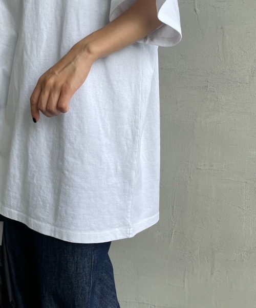 THE SHINZONE（ザ　シンゾーン）の「[THE SHINZONE/ザ シンゾーン] POOL SIDE バックプリントTシャツ（Tシャツ/カットソー・レディース・ホワイト/グレー・0）」の21枚目の写真