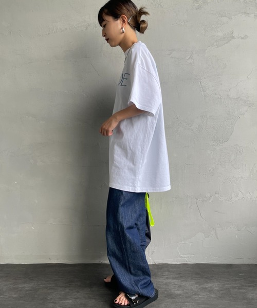 THE SHINZONE（ザ　シンゾーン）の「[THE SHINZONE/ザ シンゾーン] POOL SIDE バックプリントTシャツ（Tシャツ/カットソー・レディース・ホワイト/グレー・0）」の17枚目の写真