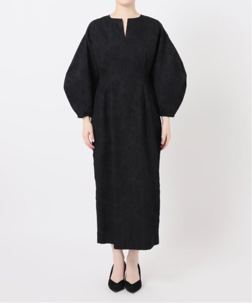 ジャガードウエストシェイプワンピース（ワンピース）｜VERMEIL par