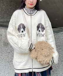 Candy Stripper | TWIN DOGS KNIT ジャンパー(ニット/セーター)