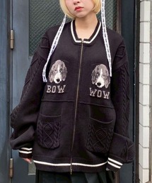 Candy Stripper | TWIN DOGS KNIT ジャンパー(ニット/セーター)