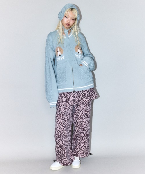 TWIN DOGS KNIT ジャンパー（ニット/セーター）｜Candy Stripper