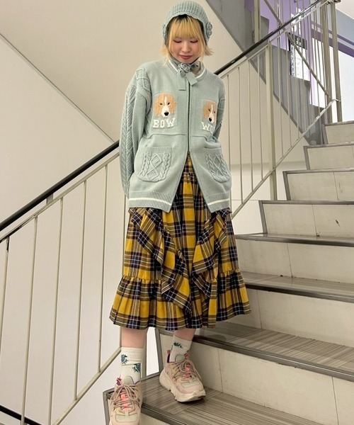 TWIN DOGS KNIT ジャンパー（ニット/セーター）｜Candy Stripper