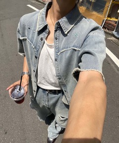 セール】COMPACT DENIM SHIRTS（シャツ/ブラウス）｜CLANE（クラネ）の