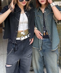 sedacle girl（セダクルガール）の「ウエスタンデニムシャツ（シャツ/ブラウス）」