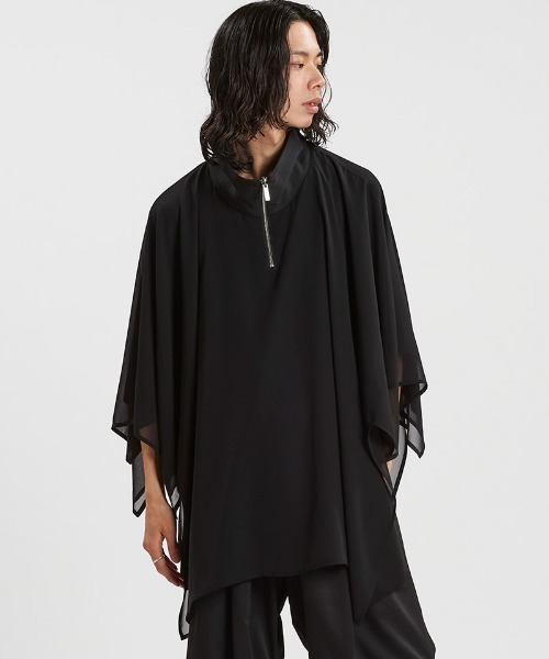 NO ID.(ノーアイディ)の「mlt5343-ハーフZIPリバーシブルPO プルオーバー(Tシャツ/カットソー・メンズ・グレー/ブラック・ONE SIZE)」の17枚目の写真