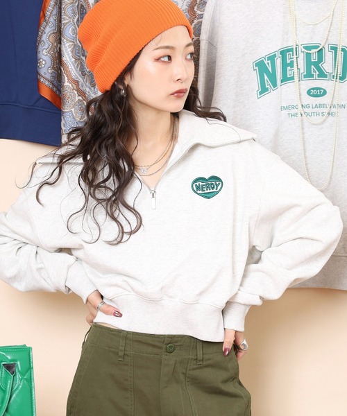 セール】ソッフルクロップドスウェットシャツ（スウェット）｜NERDY