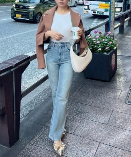 riendaフェイクスエードライダースジャケット 25AWフェイクスエードライダースジャケット 秋服（ライダース