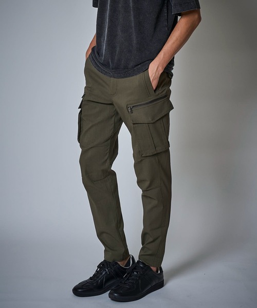 TETE HOMME（テットオム）の「【WEB限定】 STRETCH CARGO PANTS / ストレッチカーゴパンツ（カーゴパンツ・メンズ・ブラック/カーキ/カーキオリーブ・MEDIUM/LARGE/X-LARGE）」の3枚目の写真